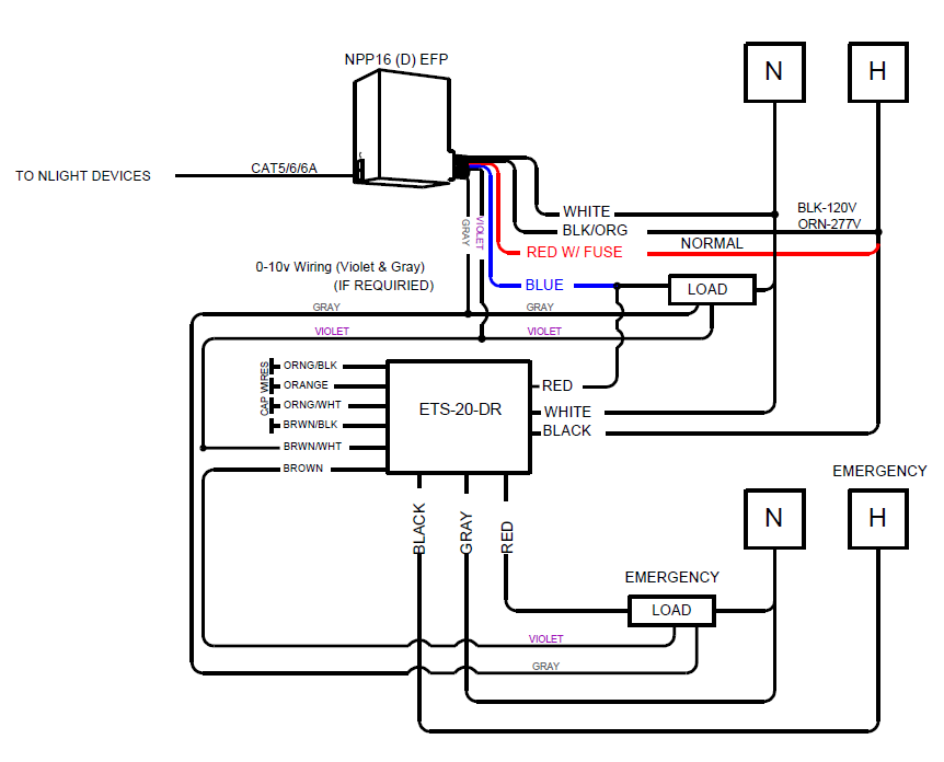 How to Wire an nPP16 (D) EFP Power Pack with an ETS20 DR Bypass Device